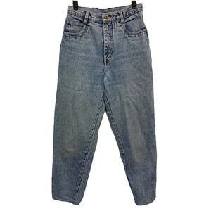 VTG Rio by Gloria Thornton Mom Jeans 7 High Waisted Acid Wash Tapered Retro 80s